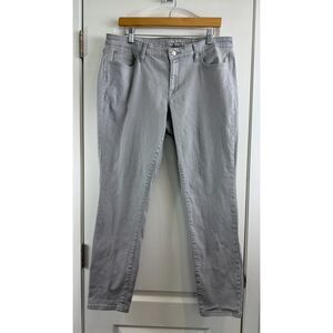 Gap Women's Skinny Fit Jeans Light Grey Patina Size 16 / 33R